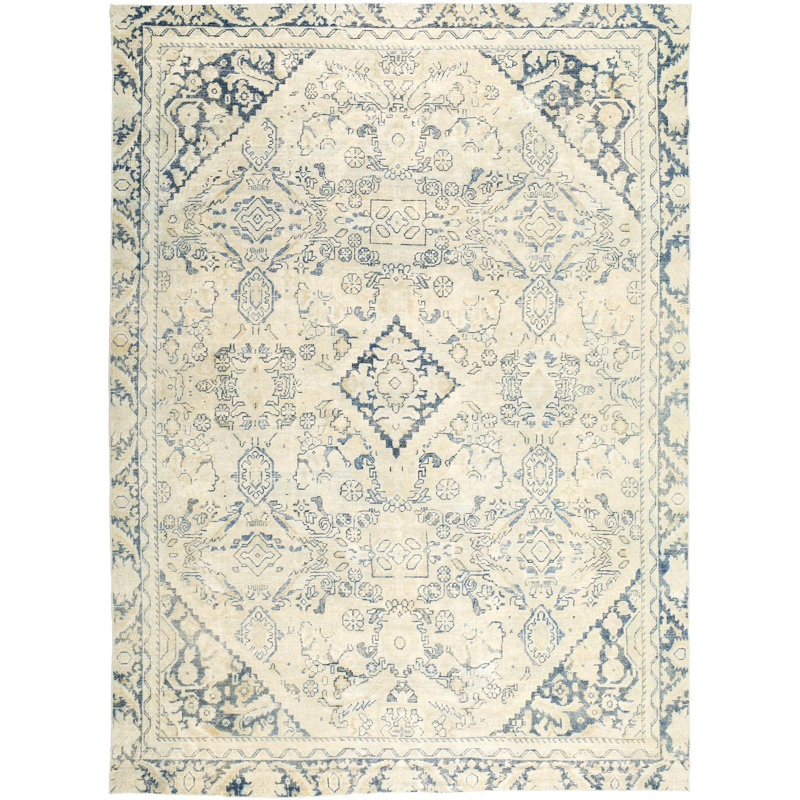 Antique One Of A Kind One-of-a-Kind 8'5" X 11'4" Hand Knotted Area Rug