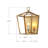 Edel Steel Candle Wall Light-731390796