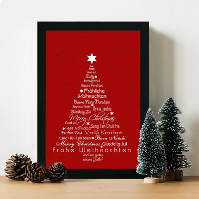 Decorative Framed MDF Painting
