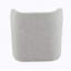 Fauteuil d'appoint en tweed gris Lisa