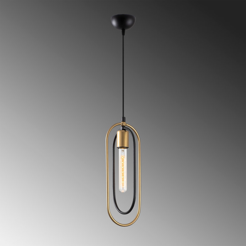 Lustre rectangulaire à 1 lumière Hazal