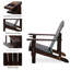 Chaise en bois avec porte-gobelet Weather