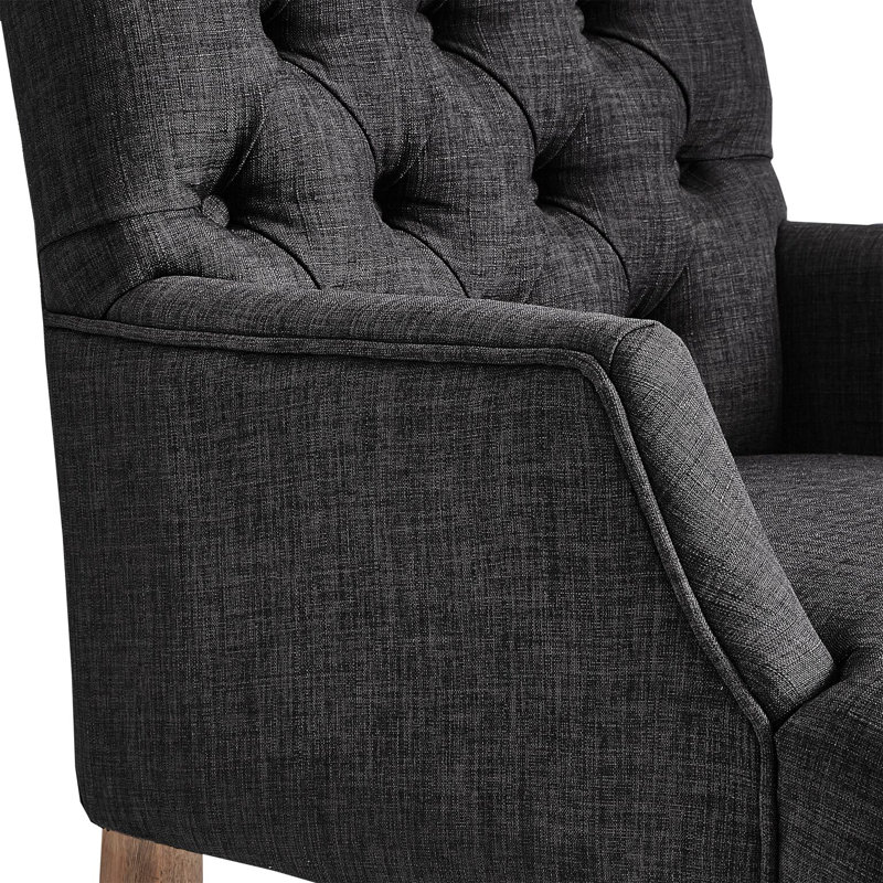 Fauteuil Kondo, Tissu gris foncé