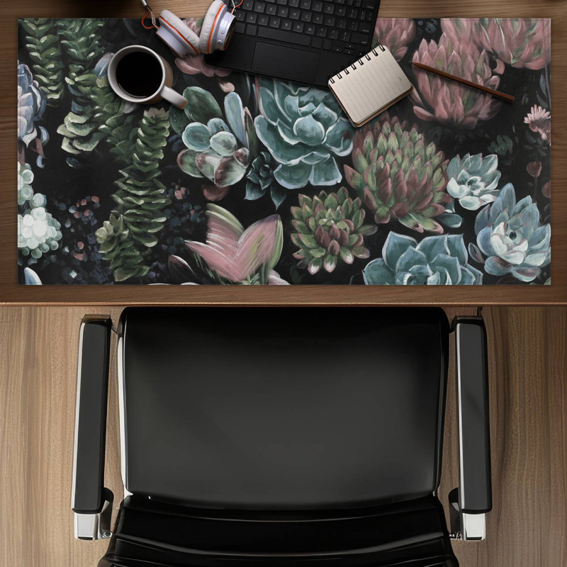 Succulent set - 15.75"x31.50" Desk mat