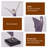 32.28"Polyester resin purple human-shaped art piece