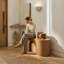 Banc en bois extensible de 40 à 98 po Bachman-442667698