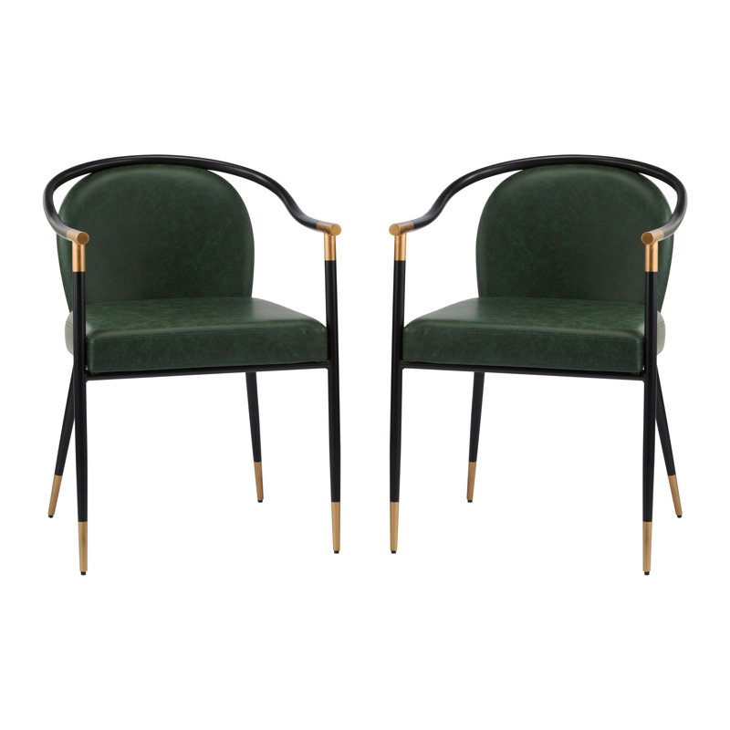 Ensemble de 2 chaises de salle à manger rembourrées Modern