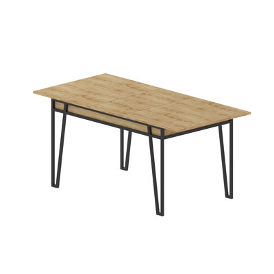 Pal Rectangular Dining Table with Iron Base
