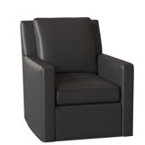 Jaxon Leather Swivel Armchair