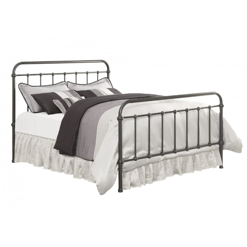 Lit standard en métal Otteridge, Double, Black