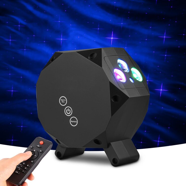 Ancheer Laser Star Projector Light Night Light Sky Twilight StarProjection Built In Bluetooth Speaker Festival Projector Light For Romantic Party Home Bars Holidays & Reviews | Wayfair