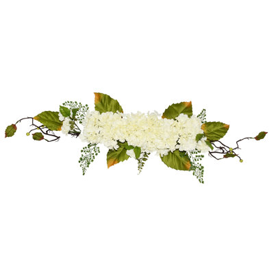 Ornement en hortensia crème 32 "