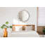 Huldar Glass Flat Wall Mirror