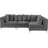 Izara Velvet L-Shaped Sectional Reversible-82749473