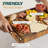 Versatile End Grain Acacia Cutting Board-93547649