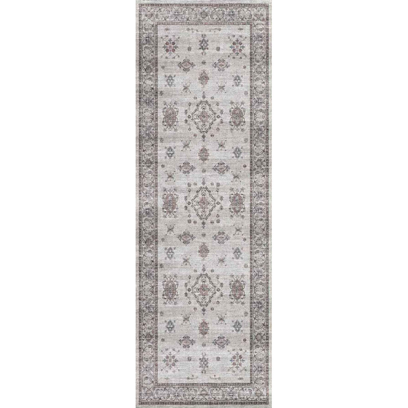 ELISE 2,6 x 7,6 6304-900 gris, Tapis de couloir 2 pi 6 po x 7 pi 6 po