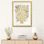 «Gold Coral Artprint», affiche vintage-20364352-86831549