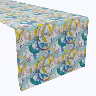 Table Runner, 100% Cotton, Floral 190