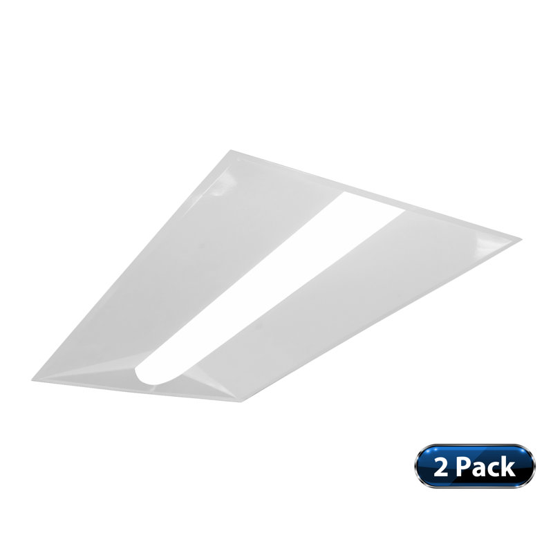 Ensemble de 2 lumières DEL architecturales sélectionnables TACS2 Series (paquet de 2), H 2,13 po x l 23,74 po x P 47,80 po