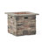 32'' Square Fire Pit With 40,000 , , Grey Concrete Lightweight Top Pit, Top, Structure