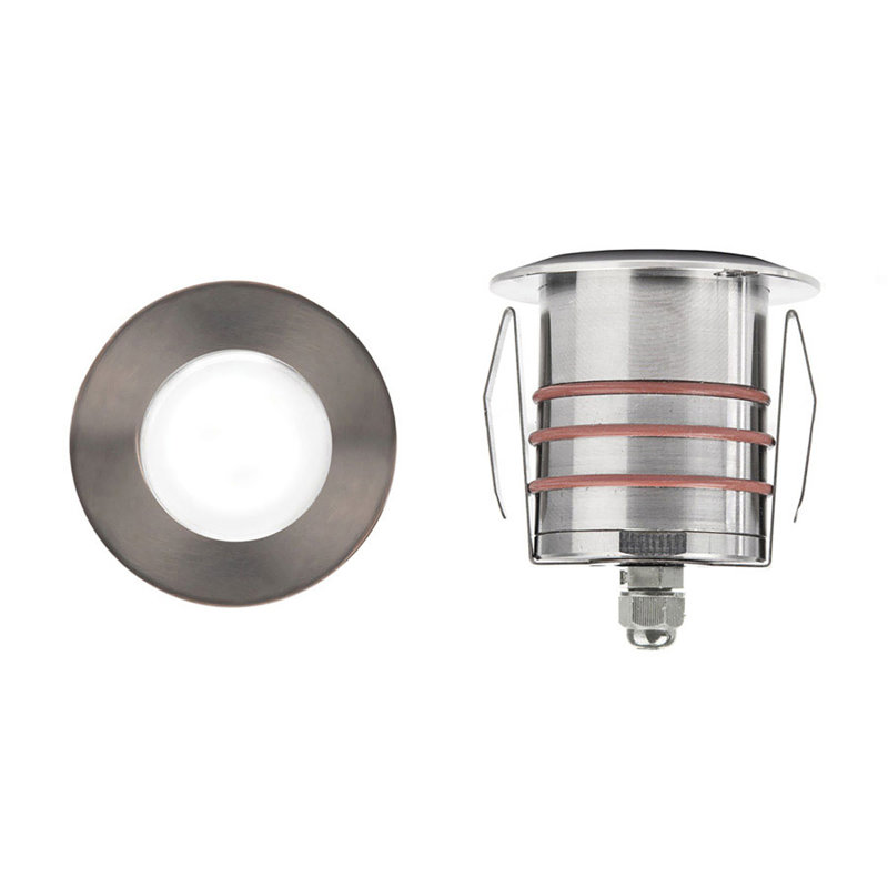 LED Well Light, Stainless Steel/Bronze