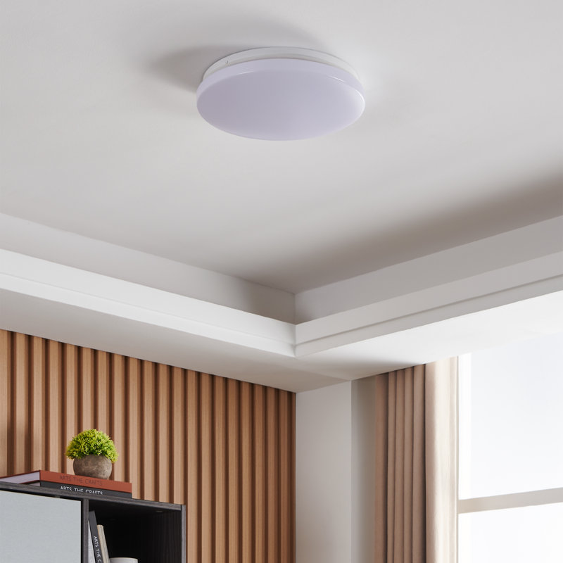 Margidore Steel LED CCT IP54 Wall & Ceiling Light, White