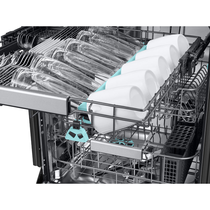 Samsung 38 dBA Bespoke Smart Dishwasher with 3rd Rack Washing System, Stainless Steel