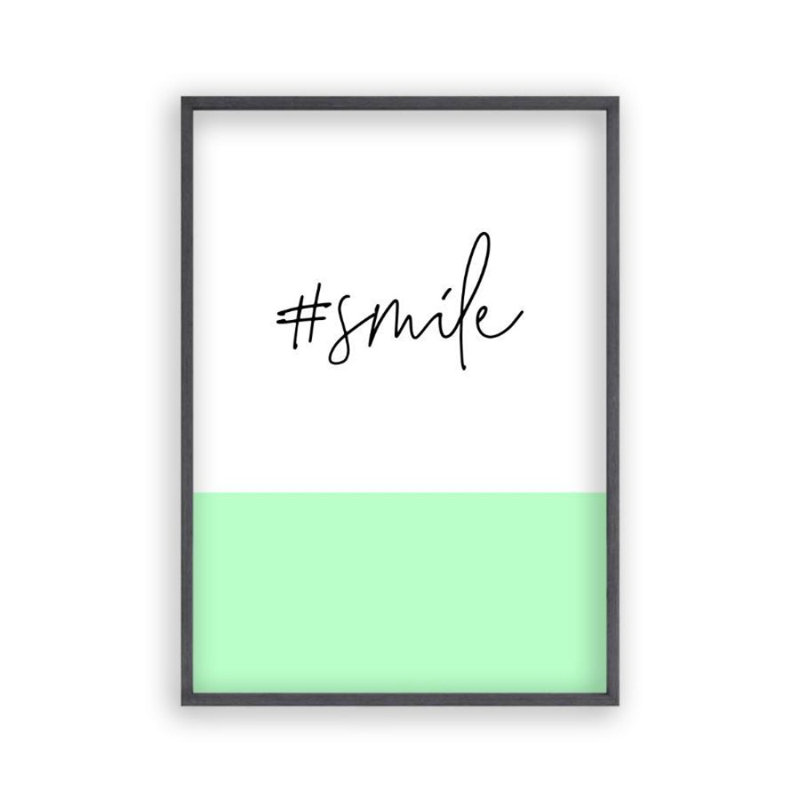 Print, Black Oak Frame, 61 cm H x 43 cm W x 2.5 cm D