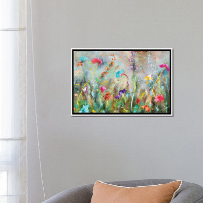 Fleurs partout - reproduction d'art murale - toile encadrée