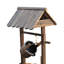 Fontaine de vœux en bois avec débit d'eau réglable Outsunny