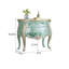 Commode décorative rétro en bois sculpté et sculpté