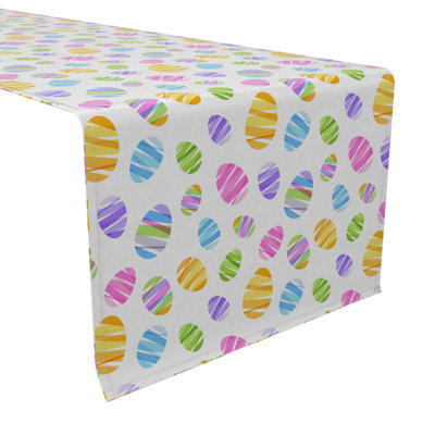 Gavindeep Rectangular Easter Cotton Twill Table Runner