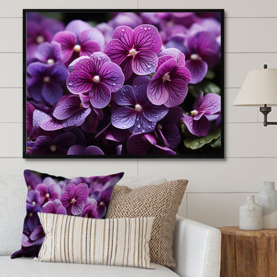 " Vibrant Violets Field Photo II "