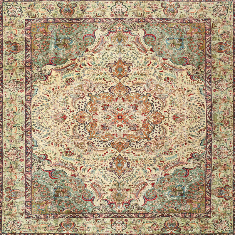 Triton Oriental Indoor Rug, Square 6'
