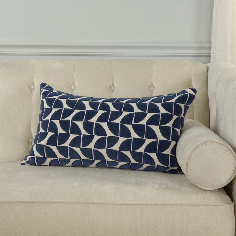 Coussin en coton, Bleu très foncé, Alternative au duvet