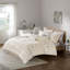 Ensemble d'édredon à imprimé métallique Raina-32271735-24747095