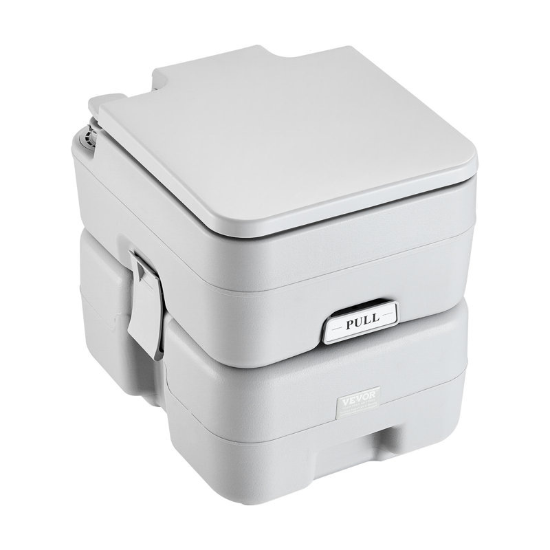 Portable Toilet For Camping, Porta Potty With Carry Bag, 5.3 Gal Waste Tank And 3.2 Gal Flush Tank, Push-Button Pressurized Flush Commode, Leak-Proof And Odourless Travel Toilet For Camping Car