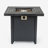 Square Propane Fire Pit Table