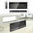 60" Recessed And Wall Mounted Fireplace