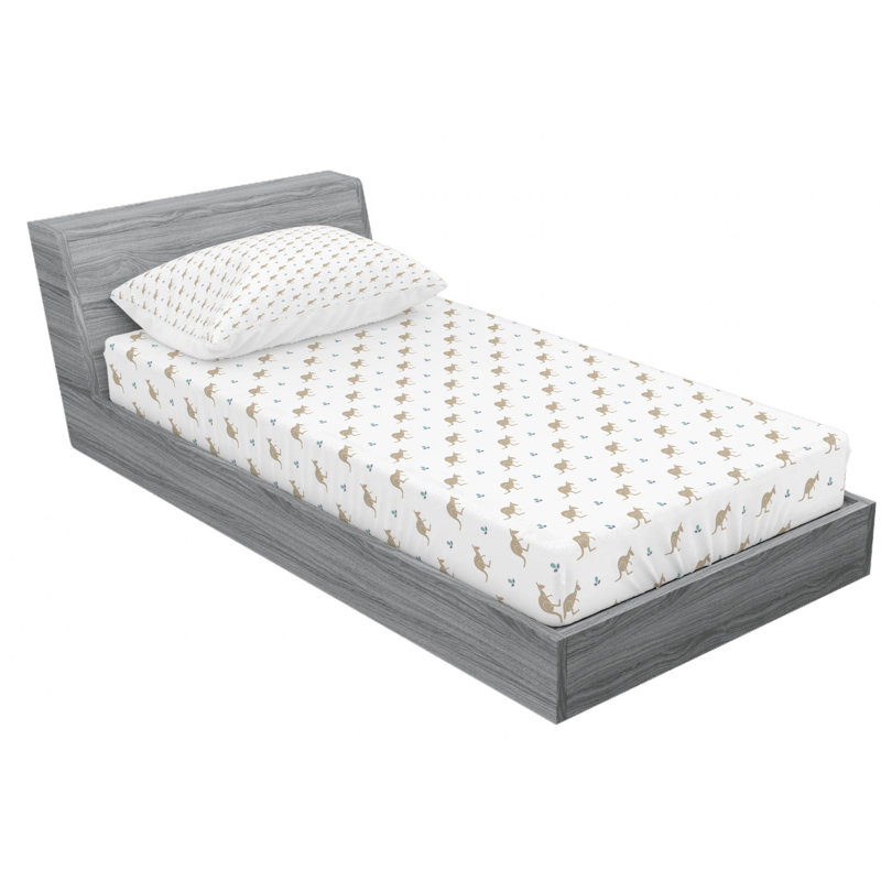 Microfiber Sheet Set, Twin Sheet Set with Fitted Sheet