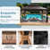 16 Ft. W x 12 Ft. D   Pro Series Aluminum Patio Gazebo,  Premium Gazebo，Hardtop Gazebo  Curtain and Netting for Patio, Lawn and Garden, Brown