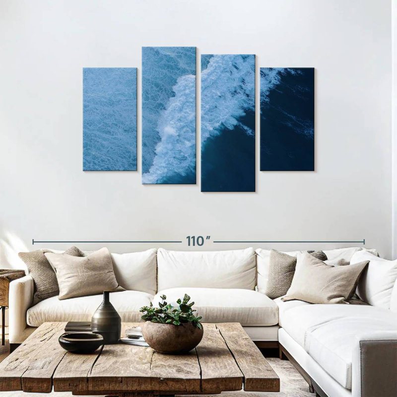 Nassau Splashing Waves, H 48 po x l 75 po