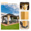 15 Ft. W x 13 Ft. D Solid Wood Patio Gazebo