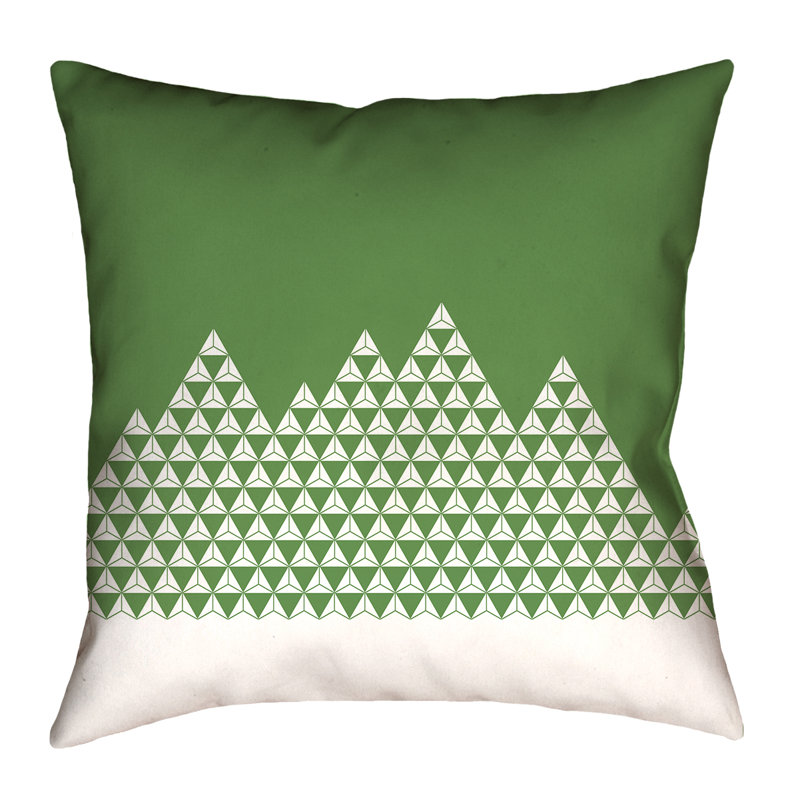 Coussin Katelyn Elizabeth, 20 po x 20 po, Vert