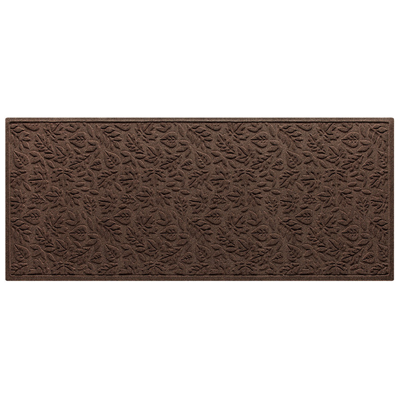 Paillasson WaterHog® Fall Day 35 po x 85 po, Brun foncé, Rectangle 2 pi 8 po x 6 pi 9 po
