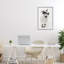 Giclée blanche encadrée de petite chèvre, design par Deborah Revell-1084124988-1084124984