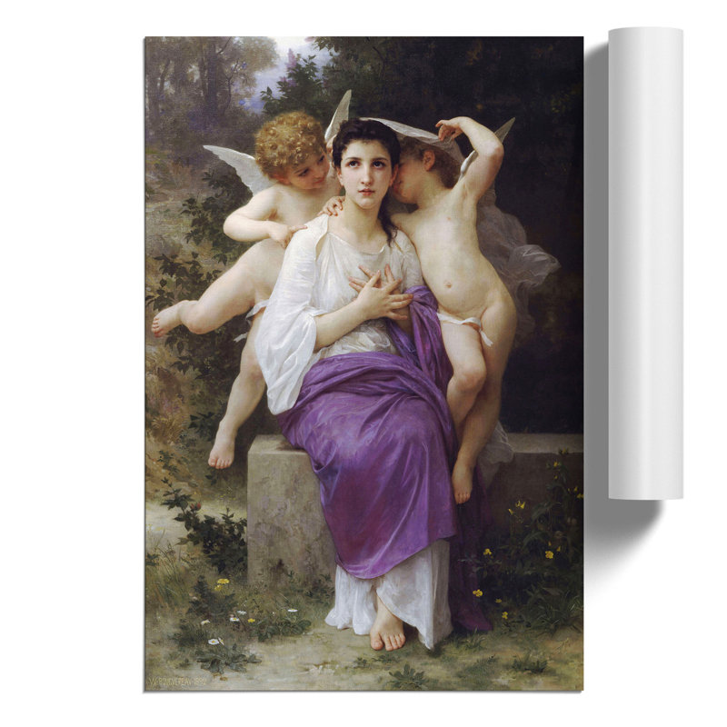 Angel by William Adolphe Bouguereau - No Frame Print, 30cm H x 21cm W x 0.1cm D