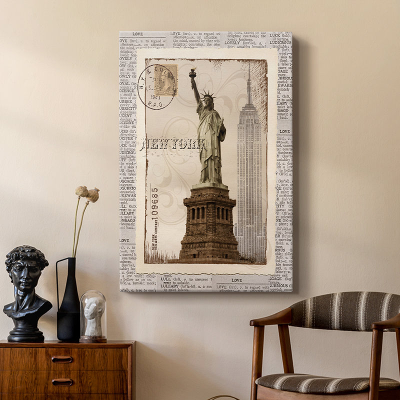 Souvenirs de New York - galerie Cavas sur mesure, H 36 po x l 24 po