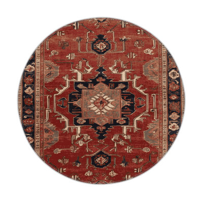 Turkish Brown Indoor and Outdoor Area Rug