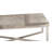 Kianda Genuine Leather Upholstered Bench